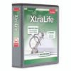 Cardinal XtraLife ClearVue Non-Stick Slant-D Ring Binder, 3 Rings, 2" Capacity, 11 x 8.5, Black (CRD26321)