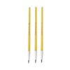 Crayola Watercolor Brush Set, Size 2, Camel-Hair Blend, Round Profile, 3/pack (CYO051127002)