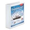 Cardinal Expressload Clearvue Locking D-Ring Binder, 3 Rings, 2" Capacity, 11 X 8.5, White (CRD49120)