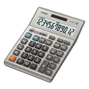Casio Dm1200bm Desktop Calculator, 12-Digit Lcd, Silver (CSODM1200BM)