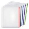 Cardinal Expanding Zipper Binder Pocket, 8.5 x 11, Assorted Colors, 5/Pack (CRD14650)