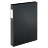 Cardinal Legal Slant D Ring Binder, 3 Rings, 1" Capacity, 14 X 8.5, Black (CRD14232)