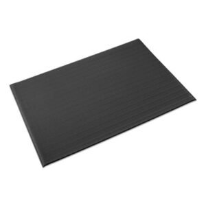 Crown Ribbed Vinyl Anti-Fatigue Mat, 24 X 36, Black (CWNFL2436BK)