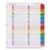 Cardinal Onestep Printable Table Of Contents And Dividers - Double Column, 52-Tab, 1 To 52, 11 X 8.5, White, 1 Set (CRD60990)
