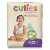Cuties Premium Jumbo Diapers, Size 5, Over 27 Lbs, 108/carton (CTJCR5001)