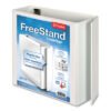 Cardinal Freestand Easy Open Locking Slant-D Ring Binder, 3 Rings, 4" Capacity, 11 X 8.5, White (CRD43140CB)