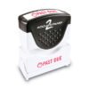 ACCUSTAMP2 Pre-Inked Shutter Stamp, Red, PAST DUE, 1.63 x 0.5 (COS035571)