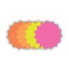 COSCO Die Cut Paper Signs, 4" Round, Assorted Colors, Pack Of 60 Each (COS090249)