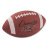 Champion Sports Rubber Sports Ball, For Football, Junior Size, Brown (CSIRFB3)