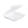 Dart Foam Hinged Lid Containers, 9.25 X 9.5 X 3, 200/carton (DCC95HT1R)
