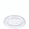 Dart Portion/Souffle Cup Lids, Fits 3.25 oz to 9 oz Portion Cups, Plastic, Clear, 125/Pack, 20 Packs/Carton (DCCPL4N)