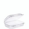 Dart StayLock Clear Hinged Lid Containers, Oblong, 6.81 x 9.4 x 3.1, Plastic, 125/Bag, 2/Carton (DCCC40UT1)