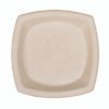 Dart Compostable Molded Fiber Dinnerware, ProPlanet Seal, Plate, 8.25 x 8.25, Tan, 500/Carton (DCC8PSC1PF)