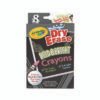 Crayola Washable Dry Erase Crayons w/E-Z Erase Cloth, Assorted Bright Colors, 8/Box (CYO985202)