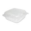 Dart ClearSeal Hinged-Lid Plastic Containers, 9.3 x 8.8 x 3, Clear, Plastic, 100/Bag, 2 Bags/Carton (DCCC95PST1)