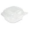 Dart ClearSeal Hinged-Lid Plastic Containers, Sandwich Container, 13.8 oz, 5.4 x 5.3 x 2.6, Clear, Plastic, 500/Carton (DCCC53PST1)