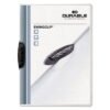 Durable Swingclip Clear Report Cover, Swing Clip, 8.5 X 11, Black Clip, 25/box (DBL226301)