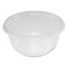 Dart PresentaBowls Clear Bowls, 16 oz, Plastic, 63/Bag, 8 Bags/Carton, 504 Bowls/Carton (DCCC16B)