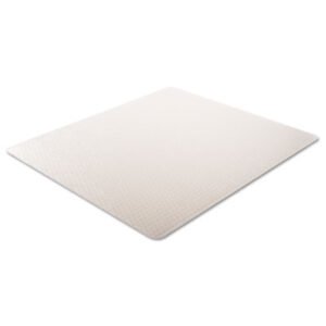 deflecto Duramat Moderate Use Chair Mat, Low Pile Carpet, Flat, 46 X 60, Rectangle, Clear (DEFCM13443F)
