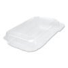 Dart StayLock Clear Hinged Lid Containers, 6.8 x 9.4 x 2.1, Clear, Plastic, 125/Pack, 2 Packs/Carton (DCCPET30UT1)