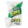 Dart Small Foam Drink Cups, 12 Oz, White, 24/bag, 12 Bags/carton (DCC12JP24)