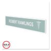 deflecto Superior Image Cubicle Nameplate Sign Holder, 8.5 x 2 Insert, Clear (DEF587501)