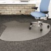 deflecto Supermat Frequent Use Chair Mat, Medium Pile Carpet, 60 X 66, Workstation, Clear (DEFCM14003K)