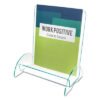 deflecto Euro-Style Docuholder, Magazine Size, 9.81w X 6.31d X11h, Green Tinted (DEF775390)