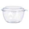 Dart Tamper-Resistant, Tamper-Evident Bowls with Dome Lid, 16 oz, 5.5" Diameter x 3.1" h, Clear, Plastic, 240/Carton (DCCCTR16BD)
