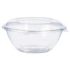 Dart Tamper-Resistant, Tamper-Evident Bowls with Dome Lid, 24 oz, 7" Diameter x 3.1" h, Clear, Plastic, 150/Carton (DCCCTR24BD)