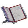Durable SHERPA Desk Reference System, 10 Panels, 10 x 5.63 x 13.88, Assorted Borders (DBL554200)