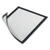 Durable Duraframe Magnetic Sign Holder, 8.5 X 11, Black Frame, 2/pack (DBL477101)