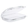 Dart StayLock Clear Hinged Lid Containers, 9.4 x 6.8 x 2.1, Clear, Plastic, 250/Carton (DCCC30UT1)