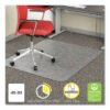 deflecto Economat Occasional Use Chair Mat For Low Pile Carpet, 45 X 53, Rectangular, Clear (DEFCM11242COM)