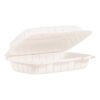 Dart Hinged Lid Containers, Hoagie Container, 6.5 x 9 x 2.8, White, Plastic, 200/Carton (DCC206MFPPHT1)