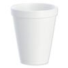 Dart Foam Drink Cups, 10 Oz, White, 25/bag, 40 Bags/carton (DCC10J10)