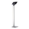 Durable Floor Stand Tablet Holder, Silver/charcoal Gray (DBL893223)