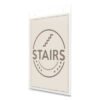 deflecto Anti-Glare Wall Mount Sign Holder, 8.5 X 11, Clear (DEF878201)