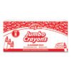 Cra-Z-Art Jumbo Crayons, 8 Assorted Colors, 400/pack (CZA740051)