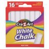 Cra-Z-Art White Chalk, 16/pack (CZA1080048)