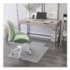 deflecto Antimicrobial Chair Mat, Rectangular, 48 X 36, Clear (DEFCM2E112AM)