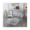 deflecto EconoMat All Day Use Chair Mat for Hard Floors, Flat Packed, 46 x 60, Lipped, Clear (DEFCM2E432F)
