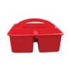 deflecto Antimicrobial Creativity Storage Caddy, Red (DEF39505RED)