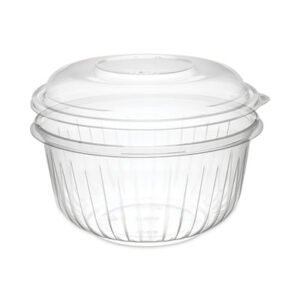 Dart PresentaBowls Bowl/Lid Combo-Paks, 48 oz, Clear, Plastic, 126/Carton (DCCC48BCD)