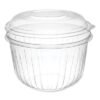 Dart PresentaBowls Bowl/Lid Combo-Paks, 64 oz, Clear, Plastic, 126/Carton (DCCC64BCD)