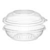 Dart PresentaBowls Bowl/Lid Combo-Paks, 8 oz, Clear, Plastic, 63/Pack, 4 Pack/Carton (DCCC8BCD)