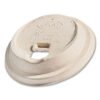 Dart Molded Fiber Lids for Paper Cups, ProPlanet Seal, Fits 10 oz to 24 oz Hot Cups, Tan, 1,000/Carton (DCCLK316FBR)