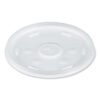 Dart Cold Cup Lids, Fits 8 oz to 32 oz Cold Cups/Containers, Plastic, Translucent, 100/Sleeve, 10 Sleeves/Carton (DCC20SL)