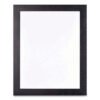 deflecto Self Adhesive Sign Holders, 11 x 17 Insert, Clear with Black Border, 2/Pack (DEF68886B)