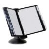 Durable Sherpa Motion Desk Reference System, 10 Panels, Black Borders (DBL553901)